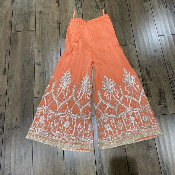 Yellow & Orange Sharara - Picture 6 of 10